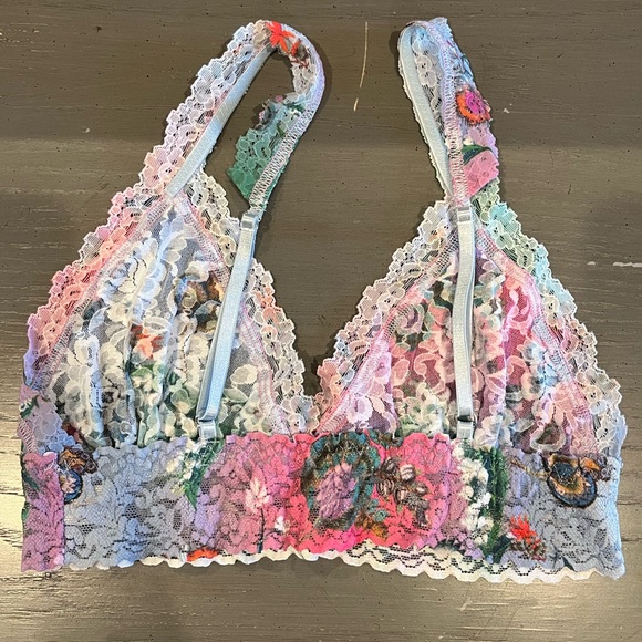 Hanky Panky X Cynthia Rowley Triangle Lace Bralette - Picture 8 of 15
